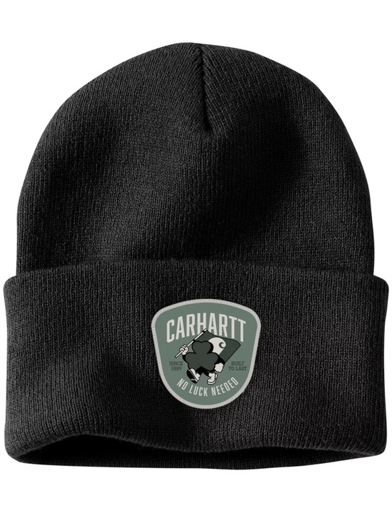 Carhartt Other - Carhartt Knit Shamrock Patch Beanie NWT